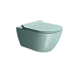 Унитаз подвесной GSI PURA безободковый Swirlflush голубой матовый (881515) без сиденья Унитаз подвесной GSI PURA безободковый Swirlflush голубой матовый (881515) без сиденья