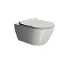 Унитаз подвесной GSI PURA безободковый Swirlflush серый матовый (881517) без сиденья Унитаз подвесной GSI PURA безободковый Swirlflush серый матовый (881517) без сиденья