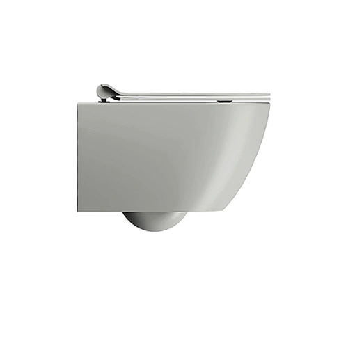 Унитаз подвесной GSI PURA безободковый Swirlflush серый матовый (881617) без сиденья Унитаз подвесной GSI PURA безободковый Swirlflush серый матовый (881617) без сиденья