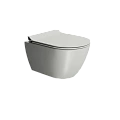 Унитаз подвесной GSI PURA безободковый Swirlflush серый матовый (881617) без сиденья Унитаз подвесной GSI PURA безободковый Swirlflush серый матовый (881617) без сиденья