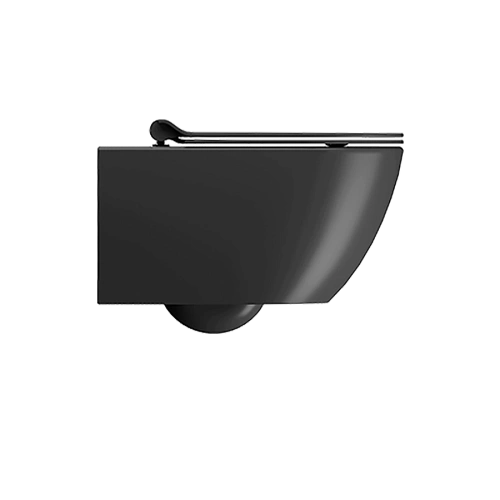 Унитаз подвесной GSI PURA безободковый Swirlflush черный матовый (881526) без сиденья Унитаз подвесной GSI PURA безободковый Swirlflush черный матовый (881526) без сиденья