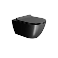 Унитаз подвесной GSI PURA безободковый Swirlflush черный матовый (881526) без сиденья Унитаз подвесной GSI PURA безободковый Swirlflush черный матовый (881526) без сиденья