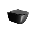 Унитаз подвесной GSI PURA безободковый Swirlflush черный матовый (881526) без сиденья Унитаз подвесной GSI PURA безободковый Swirlflush черный матовый (881526) без сиденья
