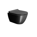 Унитаз подвесной GSI PURA безободковый Swirlflush черный матовый (881626) без сиденья Унитаз подвесной GSI PURA безободковый Swirlflush черный матовый (881626) без сиденья