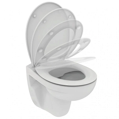 Унитаз подвесной Ideal Standard EUROVIT Rimless K881201 с сиденьем Унитаз подвесной Ideal Standard EUROVIT Rimless K881201 с сиденьем