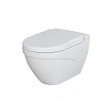 Унитаз подвесной Nord 133T20101 (535x385x360) белый матовый с толстой крышкой 133T20101-132T20101 Унитаз подвесной Nord 133T20101 (535x385x360) белый матовый с толстой крышкой 133T20101-132T20101