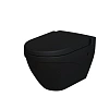 Унитаз подвесной Nord 133T20201 (535x385x360) черный матовый с толстой крышкой 133T20201-132T20201