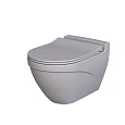 Унитаз подвесной Nord 133T20301 (535x385x360) серый матовый с тонкой крышкой 133T20301-132T20301S Унитаз подвесной Nord 133T20301 (535x385x360) серый матовый с тонкой крышкой 133T20301-132T20301S