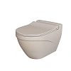Унитаз подвесной Nord 133T20401 (535x385x360) бежевый матовый с тонкой крышкой 133T20401-132T20401S Унитаз подвесной Nord 133T20401 (535x385x360) бежевый матовый с тонкой крышкой 133T20401-132T20401S