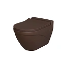 Унитаз подвесной Nord 133T20601 (535x385x360) коричневый матовый без сиденья Унитаз подвесной Nord 133T20601 (535x385x360) коричневый матовый без сиденья