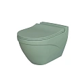 Унитаз подвесной Nord 133T21001 (535x385x360) мятный матовый без сиденья Унитаз подвесной Nord 133T21001 (535x385x360) мятный матовый без сиденья