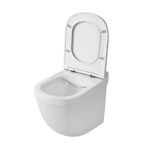 Унитаз подвесной OWL Eld Cirkel-H OWLT190101 безободковый с сиденьем DP микролифт Унитаз подвесной OWL Eld Cirkel-H OWLT190101 безободковый с сиденьем DP микролифт