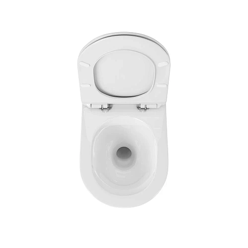 Унитаз подвесной OWL Eter Cirkel-H OWLT190201 безободковый с сиденьем DP микролифт Унитаз подвесной OWL Eter Cirkel-H OWLT190201 безободковый с сиденьем DP микролифт