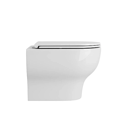 Унитаз подвесной OWL Tid Cirkel-H OWLT190701 безободковый с сиденьем DP микролифт Унитаз подвесной OWL Tid Cirkel-H OWLT190701 безободковый с сиденьем DP микролифт