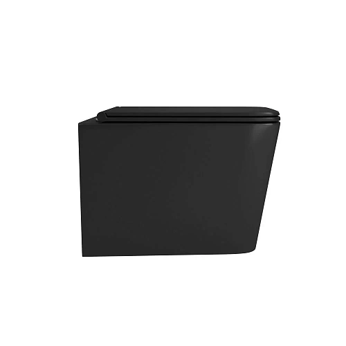 Унитаз подвесной OWL Vatter Ruta-H OWLT190404 Matt Black безободковый с сиденьем DP микролифт Унитаз подвесной OWL Vatter Ruta-H OWLT190404 Matt Black безободковый с сиденьем DP микролифт
