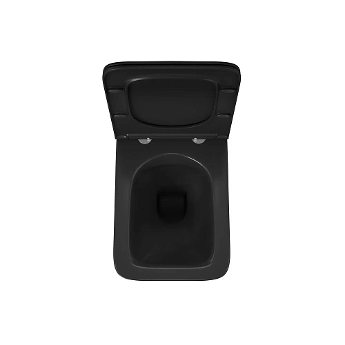 Унитаз подвесной OWL Vatter Ruta-H OWLT190404 Matt Black безободковый с сиденьем DP микролифт Унитаз подвесной OWL Vatter Ruta-H OWLT190404 Matt Black безободковый с сиденьем DP микролифт