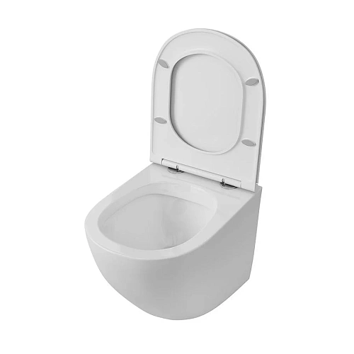 Унитаз подвесной OWL Vind Cirkel-H OWLT190302 безободковый с сиденьем DP микролифт Унитаз подвесной OWL Vind Cirkel-H OWLT190302 безободковый с сиденьем DP микролифт