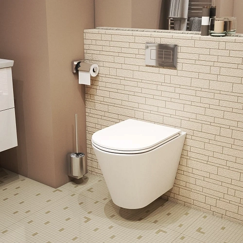 Унитаз подвесной OWL Vind Ruta-H OWLT190304 безободковый с сиденьем DP микролифт Унитаз подвесной OWL Vind Ruta-H OWLT190304 безободковый с сиденьем DP микролифт