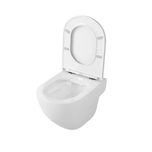 Унитаз подвесной OWL Wave Cirkel-H OWLT190801 безободковый с сиденьем DP микролифт Унитаз подвесной OWL Wave Cirkel-H OWLT190801 безободковый с сиденьем DP микролифт