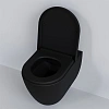 Унитаз подвесной Queen 113T20201R (570x360x400) черный матовый безободковый с толстой крышкой 113T20201R-112T20201 Унитаз подвесной Queen 113T20201R (570x360x400) черный матовый безободковый с толстой крышкой 113T20201R-112T20201