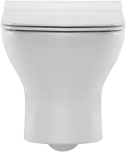 Унитаз подвесной STWORKI Вестерос VS-01up безободковый, с сиденьем микролифт, встроенный, фарфоровый, белый 549722 Унитаз подвесной STWORKI Вестерос VS-01up безободковый, с сиденьем микролифт, встроенный, фарфоровый, белый 549722