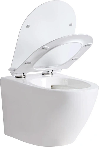 Унитаз подвесной STWORKI Кронборг KR-01up безободковый, с сиденьем микролифт, встроенный, фарфор, с горизон 549730 Унитаз подвесной STWORKI Кронборг KR-01up безободковый, с сиденьем микролифт, встроенный, фарфор, с горизон 549730