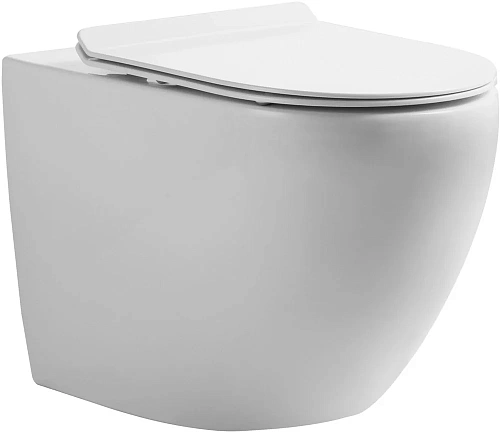 Унитаз подвесной STWORKI Кронборг KR-01up безободковый, с сиденьем микролифт, встроенный, фарфор, с горизон 549730 Унитаз подвесной STWORKI Кронборг KR-01up безободковый, с сиденьем микролифт, встроенный, фарфор, с горизон 549730