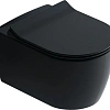 Унитаз подвесной STWORKI Ноттвиль SETK3104-2616 безободковый, с сиденьем микролифт, черный 573187 Унитаз подвесной STWORKI Ноттвиль SETK3104-2616 безободковый, с сиденьем микролифт, черный 573187