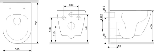 Унитаз подвесной STWORKI Нюборг by Damixa Нюборг HCNBG1700SC безободковый, с сиденьем микролифт 579175 Унитаз подвесной STWORKI Нюборг by Damixa Нюборг HCNBG1700SC безободковый, с сиденьем микролифт 579175