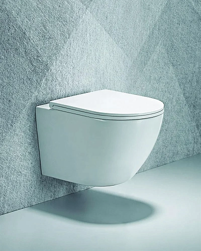 Унитаз подвесной STWORKI Скаген SK-09up безободковый, с сиденьем микролифт 588443 Унитаз подвесной STWORKI Скаген SK-09up безободковый, с сиденьем микролифт 588443