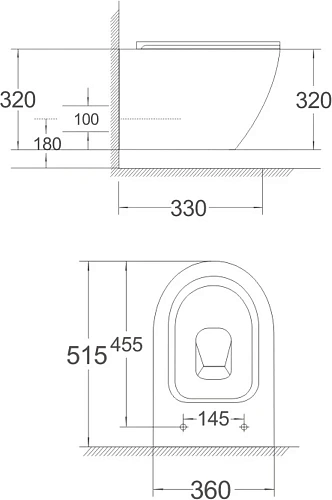 Унитаз подвесной STWORKI Скаген SK-09up безободковый, с сиденьем микролифт 588443 Унитаз подвесной STWORKI Скаген SK-09up безободковый, с сиденьем микролифт 588443