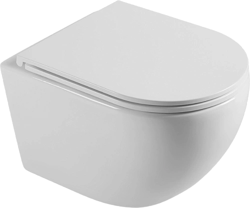 Унитаз подвесной STWORKI Скаген SK-09up безободковый, с сиденьем микролифт 588443 Унитаз подвесной STWORKI Скаген SK-09up безободковый, с сиденьем микролифт 588443