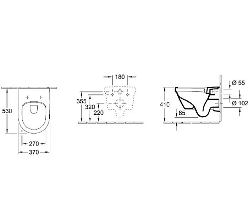 Унитаз подвесной Villeroy & Boch Architectura 56841001 (5684 10 01) Унитаз подвесной Villeroy & Boch Architectura 56841001 (5684 10 01)