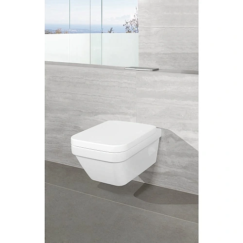 Унитаз подвесной Villeroy & Boch Architectura 5685HR01 (5685 HR 01) с сиденьем Унитаз подвесной Villeroy & Boch Architectura 5685HR01 (5685 HR 01) с сиденьем