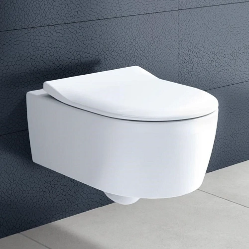 Унитаз подвесной Villeroy & Boch Avento 5656RSR1 (5656 RS R1) CeramicPlus, DirectFlush Унитаз подвесной Villeroy & Boch Avento 5656RSR1 (5656 RS R1) CeramicPlus, DirectFlush