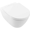 Унитаз подвесной Villeroy & Boch Subway 2.0 5606R001-GP с сиденьем укороченный Унитаз подвесной Villeroy & Boch Subway 2.0 5606R001-GP с сиденьем укороченный