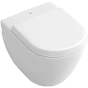 Унитаз подвесной Villeroy & Boch Subway 6604 10 R1 (660410R1) CeramicPlus, укороченный Унитаз подвесной Villeroy & Boch Subway 6604 10 R1 (660410R1) CeramicPlus, укороченный