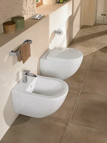 Унитаз подвесной Villeroy & Boch Subway 66041001 (6604 10 01) укороченная Унитаз подвесной Villeroy & Boch Subway 66041001 (6604 10 01) укороченная