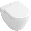 Унитаз подвесной Villeroy &amp; Boch Subway 66041001 (6604 10 01) укороченная