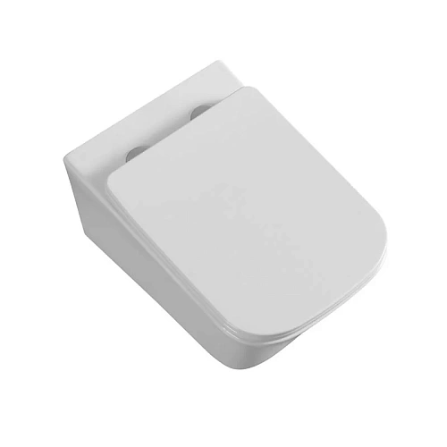 Унитаз подвесной Vincea Cool VT1-210 безободковый, цвет белый, ультратонкое soft-close сиденье Унитаз подвесной Vincea Cool VT1-210 безободковый, цвет белый, ультратонкое soft-close сиденье