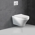 Унитаз подвесной Vincea Edge-M VT1-37 белый, ультратонкое сиденье soft-close Унитаз подвесной Vincea Edge-M VT1-37 белый, ультратонкое сиденье soft-close