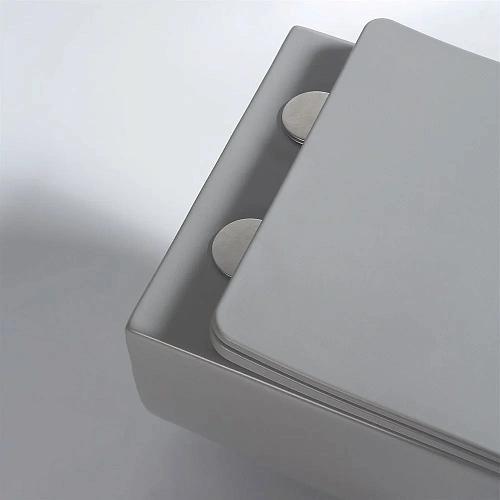 Унитаз подвесной Vincea Evo VT1-34SMG безободковый, цвет серый матовый, ультратонкое soft-close сиде Унитаз подвесной Vincea Evo VT1-34SMG безободковый, цвет серый матовый, ультратонкое soft-close сиде