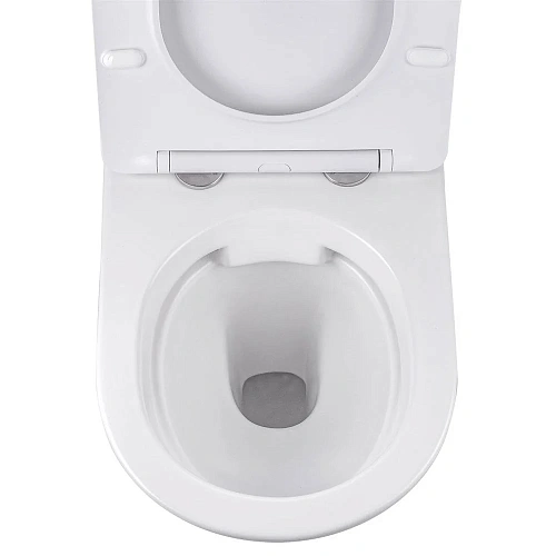 Унитаз подвесной Vincea Globo VT1-14SMW безободковый, матовый белый, ультратонкое сиденье soft-close Унитаз подвесной Vincea Globo VT1-14SMW безободковый, матовый белый, ультратонкое сиденье soft-close