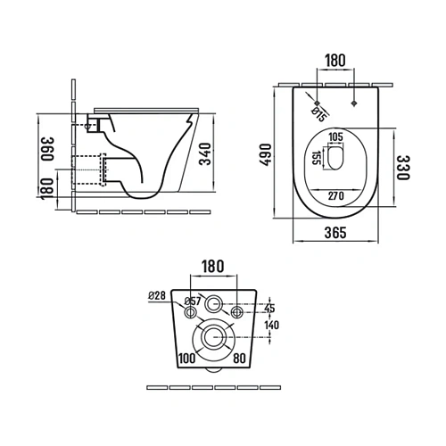 Унитаз подвесной Vincea Piatti VT1-11SMC, цвет капучино матовый, ультратонкое soft-close сиденье Унитаз подвесной Vincea Piatti VT1-11SMC, цвет капучино матовый, ультратонкое soft-close сиденье