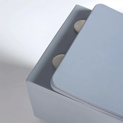 Унитаз подвесной Vincea Q-Line VT1-12MO безободковый, цвет океан мат., ультратонкое soft close сиден Унитаз подвесной Vincea Q-Line VT1-12MO безободковый, цвет океан мат., ультратонкое soft close сиден