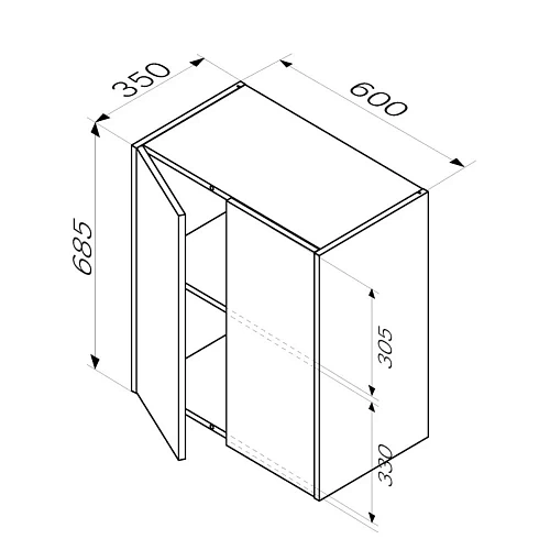 Шкаф AM.PM Func M8FCH0602WG 60 см высота 700мм, белый Шкаф AM.PM Func M8FCH0602WG 60 см высота 700мм, белый