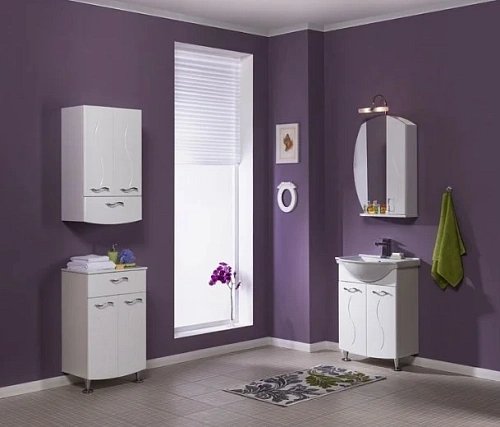 Шкаф Aquanet Моника 50 подвесной, белый 00186780 Шкаф Aquanet Моника 50 подвесной, белый 00186780