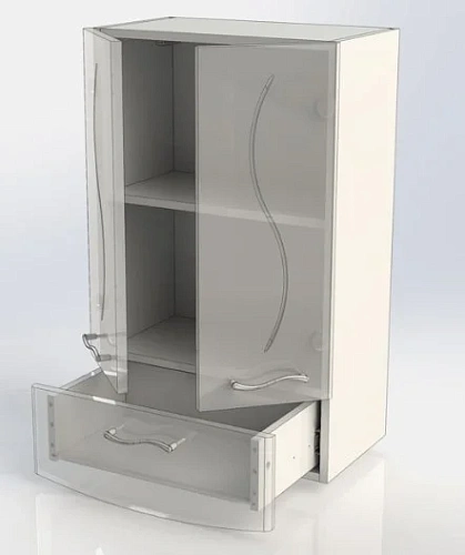 Шкаф Aquanet Моника 50 подвесной, белый 00186780 Шкаф Aquanet Моника 50 подвесной, белый 00186780