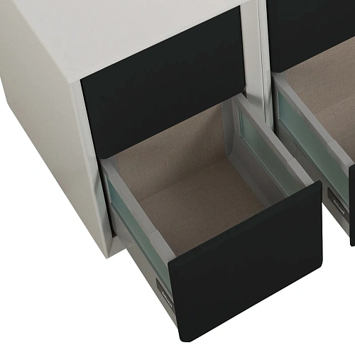 Шкаф CEZARES BELLAGIO 54718 Grafite Bianco Opaco 350x460 подвесной Шкаф CEZARES BELLAGIO 54718 Grafite Bianco Opaco 350x460 подвесной