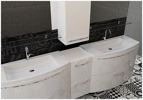 Шкаф De Aqua Тока 4 35 R белый 00167534 Шкаф De Aqua Тока 4 35 R белый 00167534